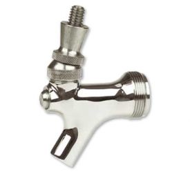 Enlarge Kegco 494S-SFSL Stainless Steel Beer Faucet with Stainless Steel Lever