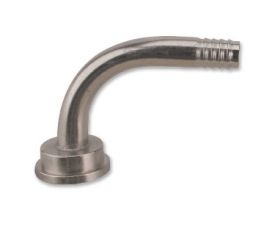 Enlarge Brass Bent Tailpiece for 1/4 Inch ID Vinyl Tubing