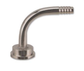 Enlarge Brass Bent Tailpiece for 3/16 Inch ID Vinyl Tubing
