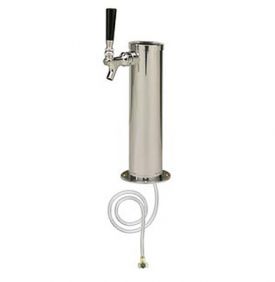 Enlarge DS-531-211 Chrome ABS Plastic 1 Faucet Beer Tower - 3