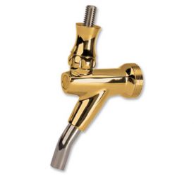Enlarge European Draft Beer Faucet - Gold Plated Brass