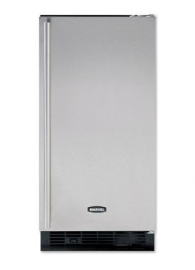 Enlarge Marvel 30iMT-BB-O-R Built-in Ice Maker - Black Cabinet / Black Custom Overlay Door