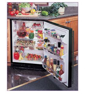 Enlarge Marvel 61ARM-BS-F-R Built-in All Refrigerator - Black Cabinet / Stainless Steel Door