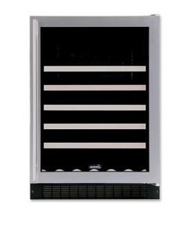 Enlarge Marvel 61WCM-BB-G-RL 45-Bottle Built-in Wine Refrigerator - Black
