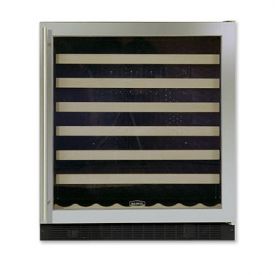 Enlarge Marvel 8SWCE-BB-G-R 74-Bottle Digital Wine Cellars - Black Cabinet / Door