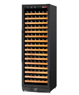 Enlarge Allavino MWR-1681-BR 170 Bottle Wine Cellar Refrigerator - Black Cabinet & Door - Right Hinge - Straight Handle