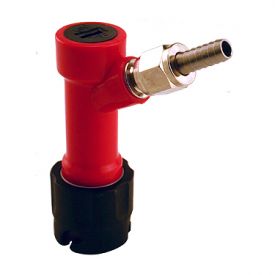 Enlarge Pin Lock Home Brew Keg Tap - Beer Out with Male Flare Fitting with Hose Barb