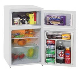Enlarge Avanti RA303WT-1 3.1 Cu. Ft. Counterhigh Two Door Cycle Defrost w/ Reversible Doors - White