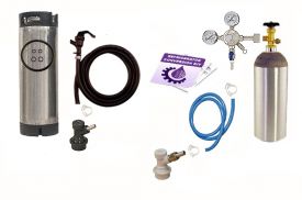 Enlarge Kegco One Keg Homebrew Party Kegerator Kit - Ball Lock