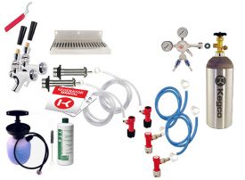 Enlarge Kegco Ultimate Door Mount Kegerator 2 Keg Tap Conversion Kit - Pin Lock