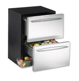 Enlarge U-Line 2275DWRRS-00 Echelon 5.5 cf Drawer Refrigerator - Stainless Steel Doors