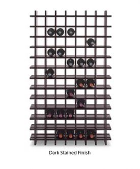 Enlarge 84-Bottle Cubby Wine Rack - Natural Wood Finish