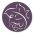 Purple Leaf coaster 76-270
