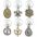 Fleur Suction Glass Charm 83-002