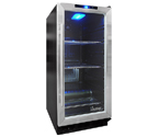 Vinotemp VT-32BCSB10 Beverage Cooler - Black Cabinet with Stainless Steel Glass Door