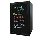 Vinotemp VT-BLKBEV Beverage Cooler with Writing Board Door